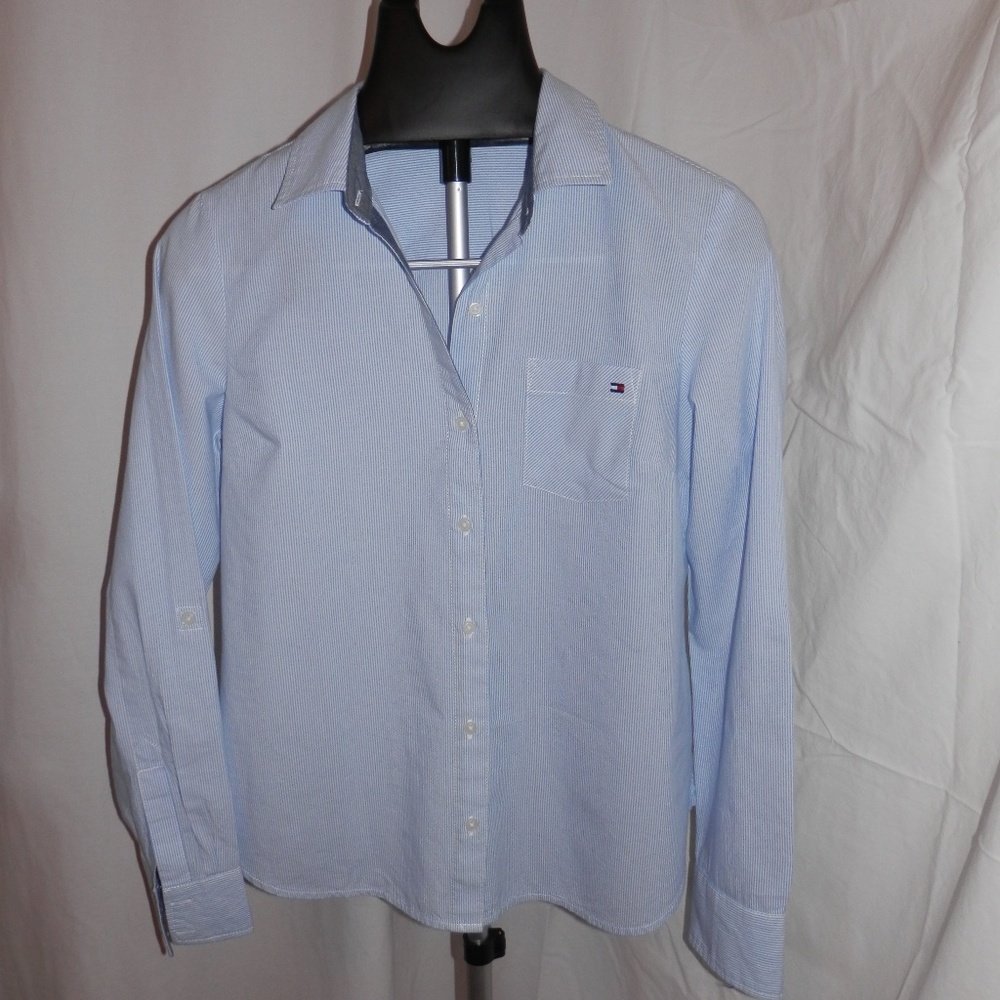 Tommy Hilfiger Cotton Pinstripe Shirt